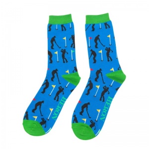 Mens Bamboo Socks - Golf